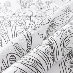 2 x Timeet 17In  78.7In Peel and Stick Wallpaper for Bedroom Funny Wall Paper Removable Self Adhesive Contact Paper Black and White Wallpaper Decor