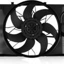 621-373 Radiator Cooling Fan Fit for Mercedes-Benz C230 C250 C300 C350 C63 AMG E250 E300 E350 E400 E550 GLK250 GLK350 SLK250 SLK350 Replacement Radiator Fan Assembly 2045000293 2049066802