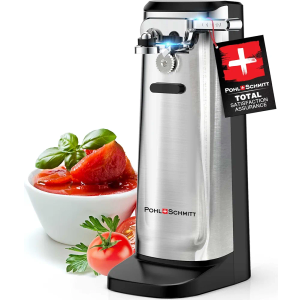 POHL SCHMITT Electric Can Opener with Knife Sharpener and Bottle Opener