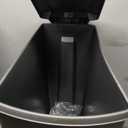simplehuman 40 Liter / 10.6 Gallon Slim Kitchen Step Trash Can With Secure Slide Lock, Grey Plastic