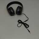 LORELEI X6 Over-Ear Headphones with Microphone, Lightweight Foldable & Portable Stereo Bass Headphones with 1.45M No-Tangle, Wired Headphones for Smartphone Tablet MP3 / 4 (Space Black)