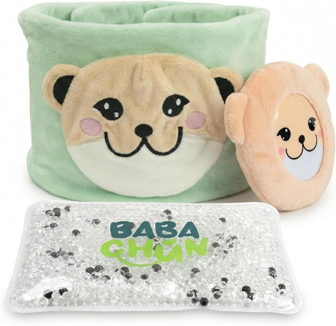 Belly Belt for Tummy Ache, Colic and Gas Relief  Hot and Cold Therapy  Heat Warning Safety Beads for 2-Months-Old Infant to 4-Years-Old Toddler