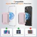 for Magsafe Wallet, 180 Adjustable Phone Grip & Card Holder, Strongest Magnetic Wallet for iPhone 17/16/15/14/13/12 Series, Holds 6+ Cards, Hidden Slot, RFID Blocking with Adjustable Stand