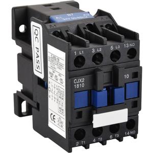 XMHF AC Contactor CJX2-1210 220V 12A 50/60Hz Coil 3P 3 Phase Rail Motor Controler Rail Mount Contactor