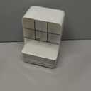 Pen Organizer for Desk, Desk Organizer with Drawer, Multi-Functional Pencil Holder with 6 Compartments and 1 Drawer Organization Storage Accessories for Office Home School Workspace (White)