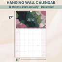 bloom daily planners 2026 Calendar Year Monthly Hanging Wall Calendar (January through December 2026) - Large 11 x 17 - Paint Strokes