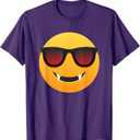 Funny Easy Vampire Face Emoticon T-Shirt XL