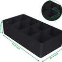 KLEWEE Fabric Raised Garden Bed, 128 Gallon 6 x 3FT Garden Growing Bags for Planting Vegetables, Flowers and Herbs, Breathable Plant Bed Large Grow Planter Bags 8 Grids