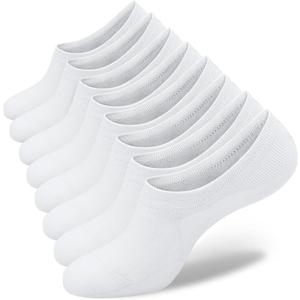 SIXDAYSOX Womens No Show Socks - 4-8 Pairs, Low Cut, Non-Slip, Invisible Cotton Liner