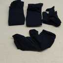 Walking Boot Sock Liner for Cam Walker Boot,Breathable Surgical Tube Cast Sock for Fracture Orthopedic Boot Women and Men 3 Pairs Navy blue