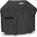 Weber Premium Outdoor Grill Cover, Water Resistant, Compatible with Small Spirit Series Gas Grills, Black