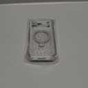 Magnetic Privacy Case for iPhone 17 Pro Max [DIY Glitter Cardstock] [Invisible Magnetic Kickstand] Built-in Anti Peep Screen Protector, Camera Protection Full Body Glitter Case for Women - Clear