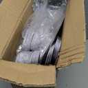 MOERKADA 50 Pack Ultra-Thin Plastic Clothes Hangers (17.7 Inch) - Space-Saving Slim Hangers with Non-Slip Grooves for Wardrobe, Closet & Dorm Organization (Grey)