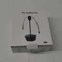 Fly Fans for Tables, Fly Repellent Fan Outdoor Indoor Keep Flies Away, Fly Repellent Fans for Tables with Holographic Blades for Picnic, Party, Restaurant, Kitchen, and BBQ, 4 Pack Black