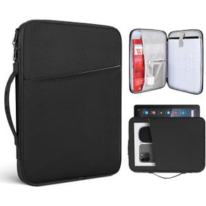 9.7-11 Inch Tablet Sleeve Case Compatible with 11" Samsung Galaxy Tab S9 S8 S7/ Samsung Galaxy Tab A7 S6 A 10.4 10.1 Tablet Bag,iPad 11th/iPad Pro M5 M4/Air 11 M2 M3 2025 2024 Carrying Bag(Black)