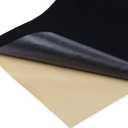 Black Self Adhesive Velvet Fabric Sticky Felt Sheets for Art & Crafts, Jewelry Box, Drawer Liners- 2PCS x (17.3" x 39.3")