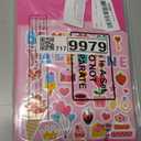 Jetec 48 Sets Valentines Picture Frames Craft Kit DIY Photo Frames Sticker Craft Make Your Own Paper Picture Frame for Home Activities Party Favors Decorations(Pink)