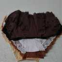 Knowyou Cotton Underwear for Women Cheeky Bikini Womens Underwear Pack Sexy Lace Wasit Hipster Brief Panties for Ladies (Small, A 6 Pack(black*1 White*1 Orange*1 Brown*1 Beige*1 Wine*1))