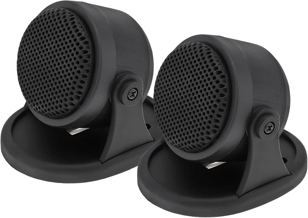 Car Tweeters, 2pcs 12V High Efficiency Car Stereo Speakers, YH-100 Mini Dome Tweeter Speakers for Car Audio System