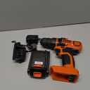 BLACK+DECKER 20V MAX Cordless Drill and Driver, 3/8 Inch, With LED Work Light, Battery and Charger Included (LDX120C)
