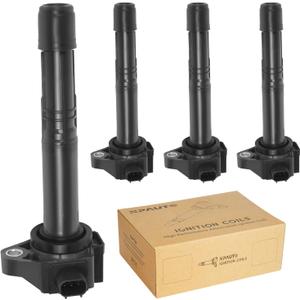Ignition Coil Pack Replacement for L4 2.4L 2.4 2013 2014 2015 2016 2017 Honda Accord EX LX Sport, 2016-2020 Acura ILX TLX, 2015-2019 Honda CR-V CRV, UF712 C1832 30520-5A2-A01, Set of 4