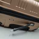 Kenneth Cole REACTION Out of Bounds Lightweight Hardshell 4-Wheel Spinner Luggage, Rose Gold, 2-Piece Set (20" & 28")