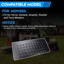 ACS6000ULS Mower Chute Blocker Compatible with Most Zero Turn Mowers, Fit for Ferris, Exmark, Gravely, Hustler and Toro Mowers Replaces Advanced Chute System 088-6003-00, Includes Discharge Shield
