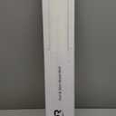 Luxdecor Real Wood Wall Planks - White Shiplap Boards 5" Peel and Stick - 10 Pieces, 12.5 Sq Ft