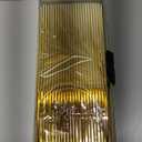 Dealusy 100 Count Heavy Duty Gold Plastic Knives Disposable, BPA-Free, Heat Resistant, Solid and Durable Premium Plastic Disposable Knives for Party Supply