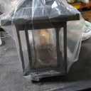 Kemeco Solar Post Light with Pire Mount Base, Outdoor Dusk to Dawn Waterproof Aluminum Lamp Bright Sandy Colored LED Solar Powered for Pole Pillar Gates Yard Deck Garden Decoration