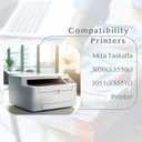 TK-8307 Black High Yield Toner Cartridge 1T02LK0US0 Compatible TK8307 TK-8307 Toner Replacement for Kyocera TK-8307K Toner for Mita Taskalfa 3050ci 3550ci 3051ci 3551ci Printer (2 Pack/25,000 Pages)