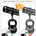 48 Inch Ceiling Fan Downrod,Extension Rod for Multiple Ceiling Heights,Non Threaded (Black) with 3 wires