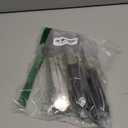 LZMS 3pcs 9 1/2" Black Atmospherei Stainless Steel Grill Tongs,Kitchen Tongs with Non-Slip Grip for Cooking,BBQ,Buffet Dinner