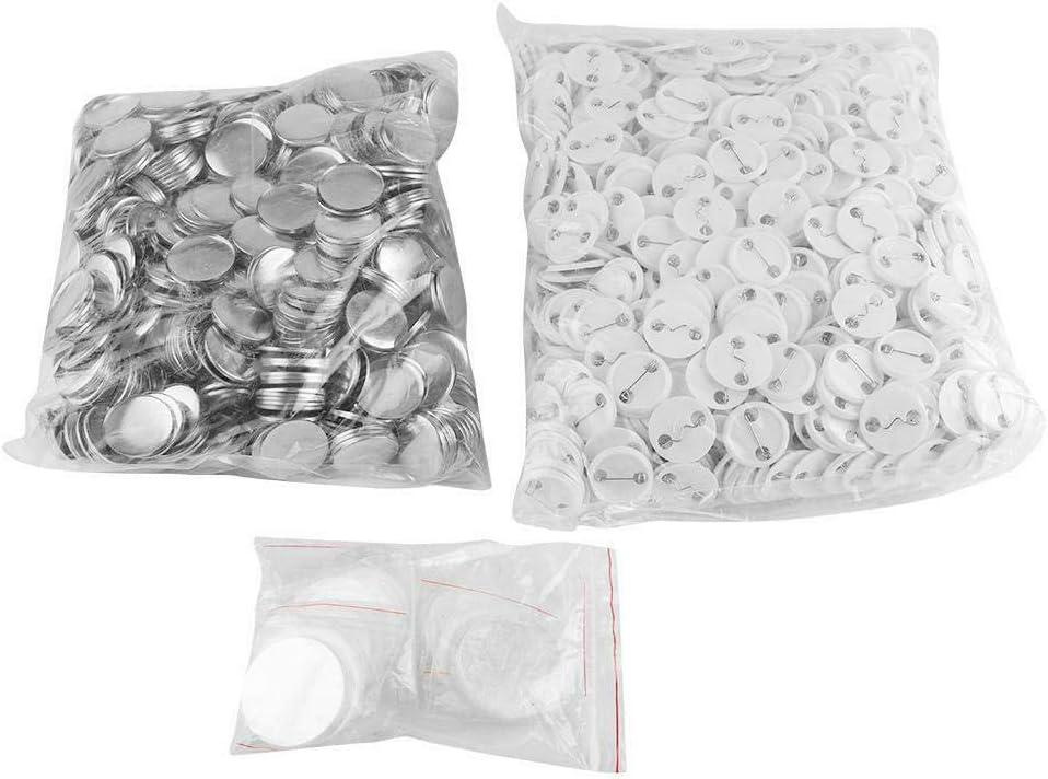 1000pcs 32mm DIY Blank Pin Badge Button Parts Consumables for Pro Button Maker 110.8oz