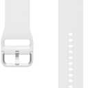 Samsung Galaxy Watch 8 Series Sport Band, Rubber, Dynamic Lug System, Flexible Fit, Breathable, Compatible with Galaxy Watch 8 and Watch 8 Classic, M/L White