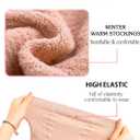 Urieo Baby Girls Tights Toddler Cable Knit Leggings Winter Warm Stockings for Infants Kids Girls