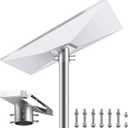 Heavy Duty Starlink Gen 3 Pipe Adapter, Starlink V4 Pole Adapter Mount,Star Link Gen3 Mount,Star Link Gen 3 Pole Mounting Kit, Adjustable Mounting Kits for StarLink Roof, Wall, RV Installation