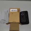 USB Wall Charger Surge Protector - Addtam 5 Outlet Extender with 4 USB Charging Ports (1 USB C), 3-Sided 1800J Power Strip Multi Plug Outlets Adapter Widely Spaced,Black