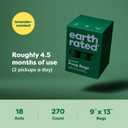 Earth Rated Poop Bags for Dogs, Guaranteed Leak Proof and Extra Thick Waste Bag Refill Rolls, Lavender Scented, 270 Bags