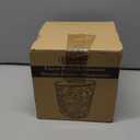 DOWAN 7.2" Kitchen Utensil Holder, Extra Large Farmhouse Utensil Holders for Countertop, Ceramic Utensil Crock, Anti Slip Cork Bottom (Blue)