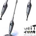 SENMO Steam Mop, 14-in-1 Detachable Steam Cleaner for Home and Floor, 1300W 228F Deep Cleaning MultiPurpose Steamer with 14 Attachments for Floor, Tile, Grout, Furniture, Carpet, Wall (Black)