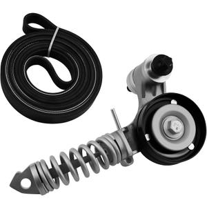 Belt Tensioner & Serpentine Belt Kit Compatible with 2012-2015 Chevy Cruze, 2016 Cruze Limited - DOHC L4 1.4L, Replace#55565236 5PK1400