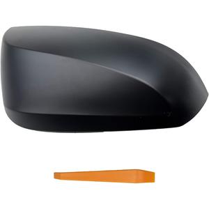 Right Passenger Side Mirror Cover Cap Compatible with Toyota RAV4 LE(Without Turn Signal Hole) 2019-2024 - Texture Black Replacement Housing