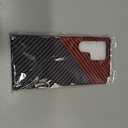 Designed for Samsung Galaxy S24 Ultra Case, Compatible with Mag-Safe, S24 Ultra Phone Case Slim Carbon Fiber, Case for Samsung S24 Ultra Shockproof Strong Magnetic Cover, Wireless Charging (Red)