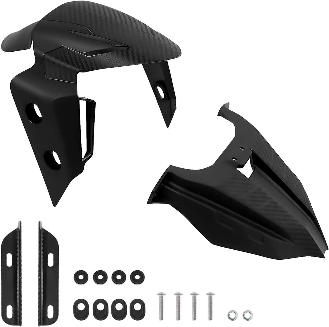 Mokuo Motorcycle Front Fender Modification Kit Set in PP Material Compatible with YAMAHA Zuma 125cc 2023