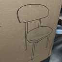 MALOL Dining Chairs Set of 6, Modern Upholstered Kitchen & Dining Room Chairs, Curved Back Dining Chairs with Sturdy Metal Legs, Comfortable Side Chairs for Dining Room, Kitchen, Living Room, Brown