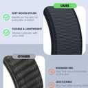 Fabric Magnetic Band Compatible with Apple Watch Band 38mm 40mm 41mm 42mm 44mm 45mm 46mm 49mm, Sport Loop Nylon Strap for iWatch Series 11 10 9 8 7 6 5 4 3 2 1 SE Ultra for Women Men