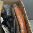 BestOffice | Ergonomic Office Chair | Mid-Back Swivel Desk Chair | Breathable Backrest & Lumbar Support | Adjustable Height | Sponge Seat | Rolling Wheels | Orange | for Adults & Women