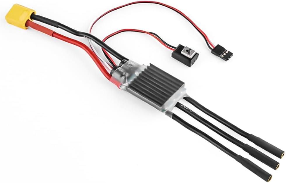 GLOBACT AM32 60A RC Crawler ESC Brushless ESC 6V BEC with XT60 for 1/10 Scale Crawler Car Axial SCX10 TRX-4 TRX-6