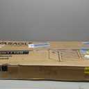 VASAGLE Storage Chest, Storage Bench with 2 Safety Hinges, Farmhouse Style, 15.7 x 39.4 x 18.1 Inches, for Entryway, Bedroom, Living Room, Cloud White ULSB061T10